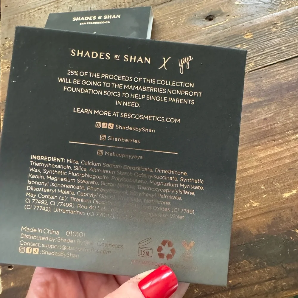 NEW! NIB Shades By Shan MBY Makeup Studio The Neutral Edition 9 Shades ⭐️